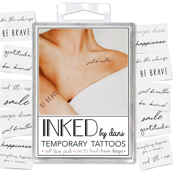 Inked by Dani Temporary Tattoos (Multiple Options)