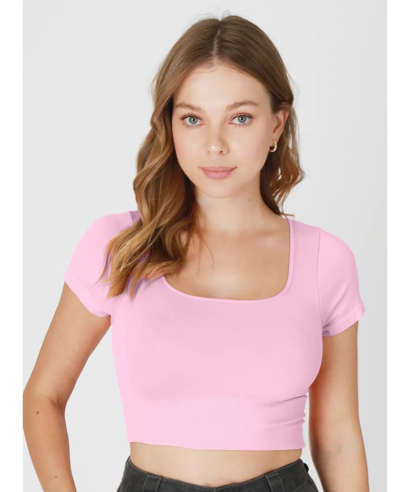 Nikibiki Cap Sleeve Square Neck Crop (Color Options) – The