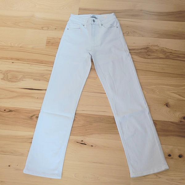 Just Black Denim- Straight Leg Jean- White