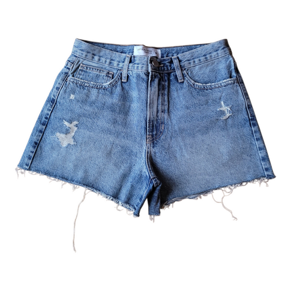 Just Black Denim- Relaxed Short- Medium Denim
