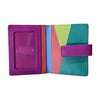 ili NY- Mini Asymmetrical Leather Card Wallet-  *Multiple Colors Available*