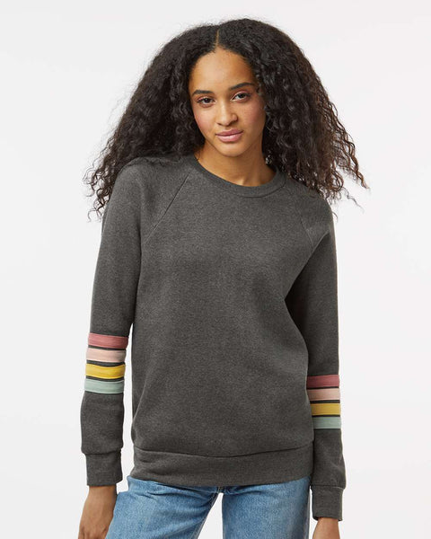 Striped Crew Sweatshirt