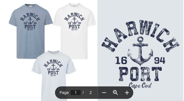 Harwich Port Classic T-Shirt- MV Sport- *Multiple Colors*