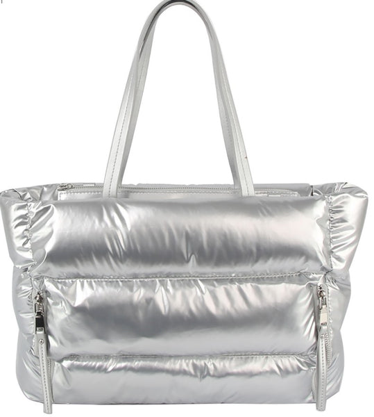 Puffer Tote- Multiple Colors Available