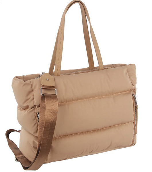 Puffer Tote- Multiple Colors Available