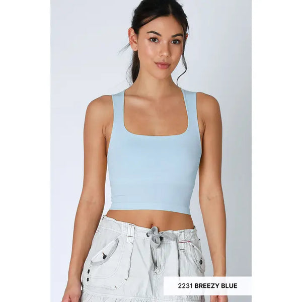 Nikibiki Clean Line Square Crop- Multiple Colors Available