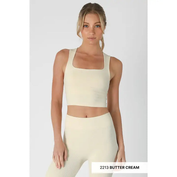 Nikibiki Clean Line Square Crop- Multiple Colors Available