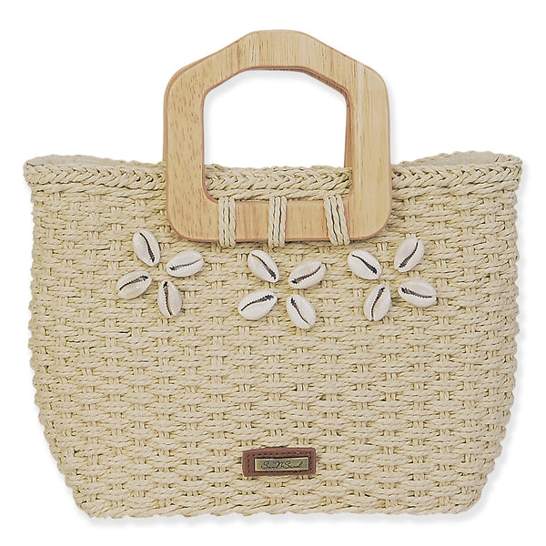 #CE6643- Paper Straw Medium Tote *Mutliple Colors Available*