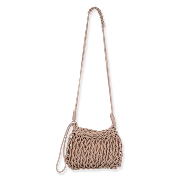 #CE6855- Poly Cotton Crossbody Bag- Multiple Colors Available