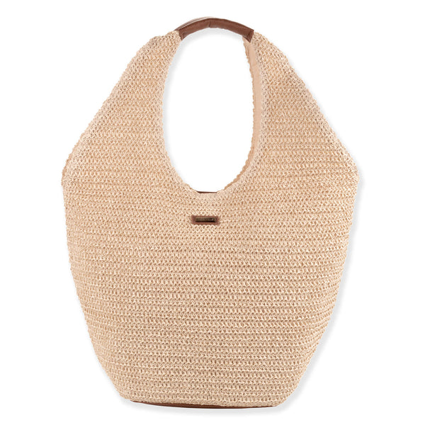 #CE6864- Paper Straw Scoop Tote *Mutliple Colors Available*