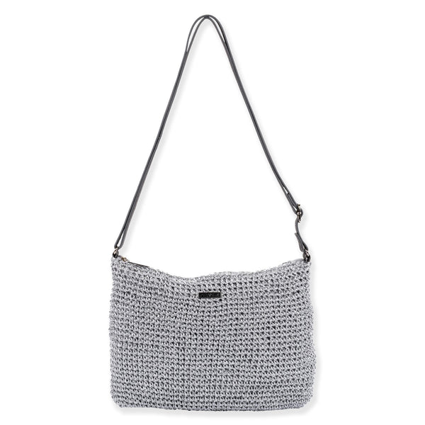 #CE6896- Poly Straw Crossbody Bag- Multiple Colors Available