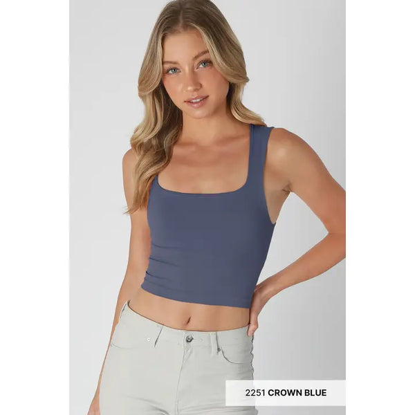 Nikibiki Clean Line Square Crop- Multiple Colors Available