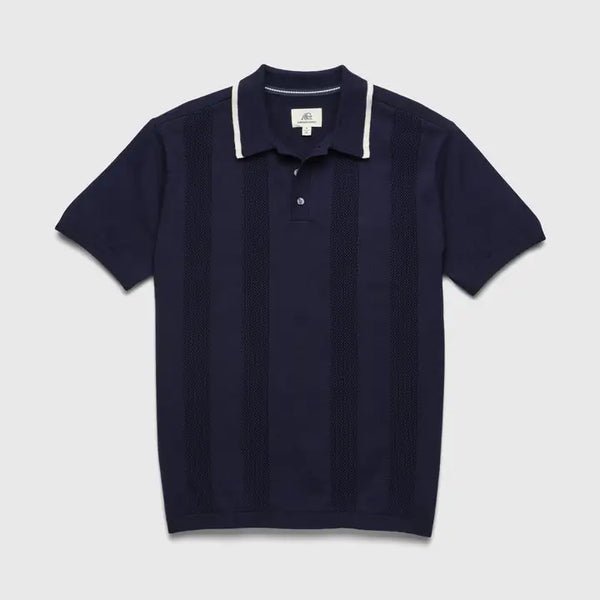 Polo Sweater- Navy