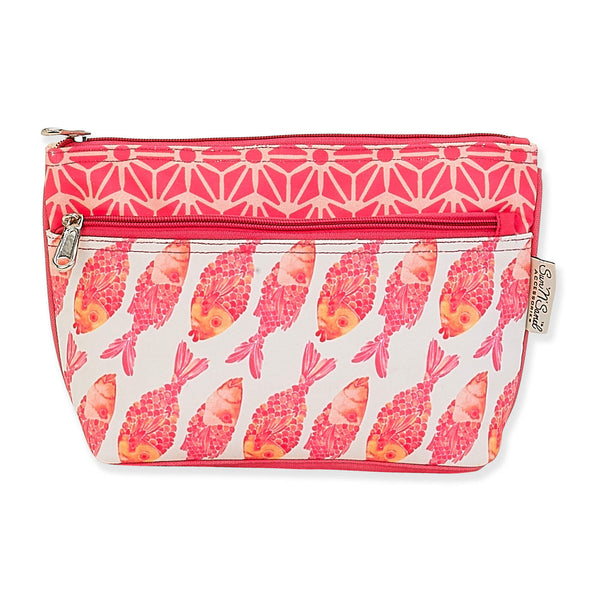 Printed Cosmetic Bag (Multiple Color Options)