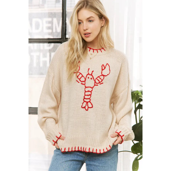 Lobster Knit Sweater- *Multiple Options