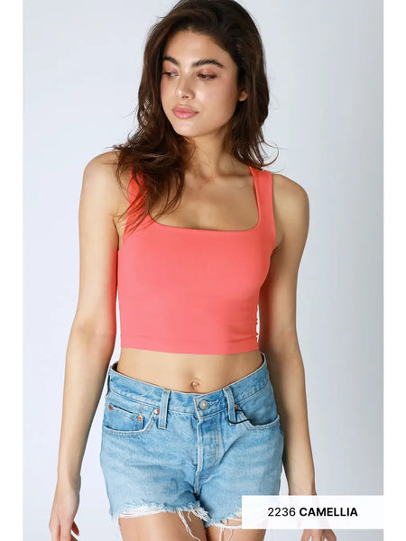 Nikibiki Clean Line Square Crop- Multiple Colors Available