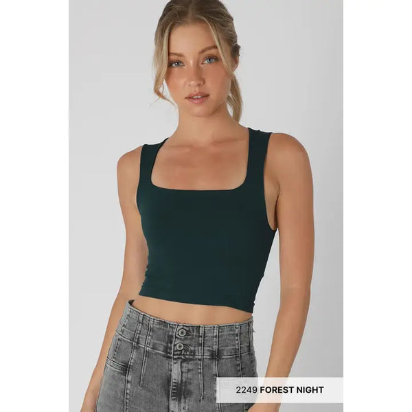 Nikibiki Clean Line Square Crop- Multiple Colors Available