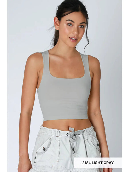 Nikibiki Clean Line Square Crop- Multiple Colors Available