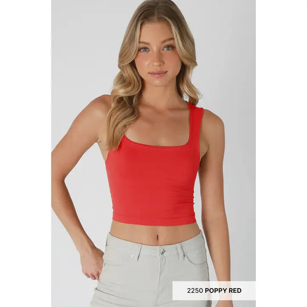 Nikibiki Clean Line Square Crop- Multiple Colors Available