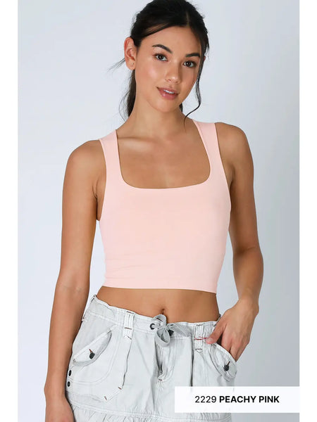 Nikibiki Clean Line Square Crop- Multiple Colors Available