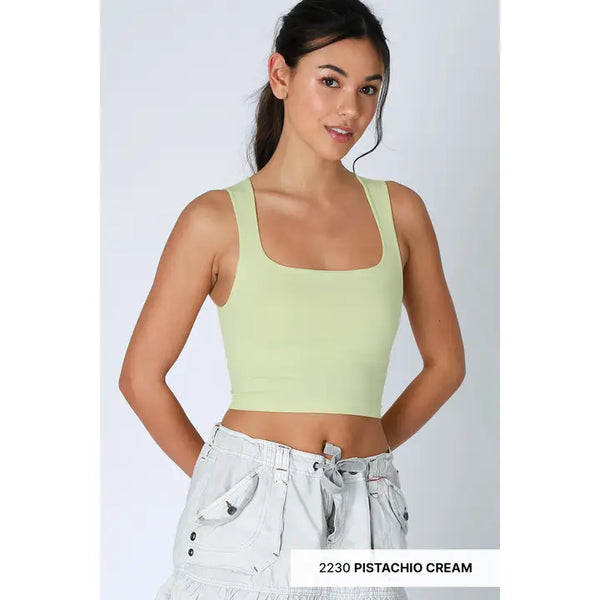 Nikibiki Clean Line Square Crop- Multiple Colors Available