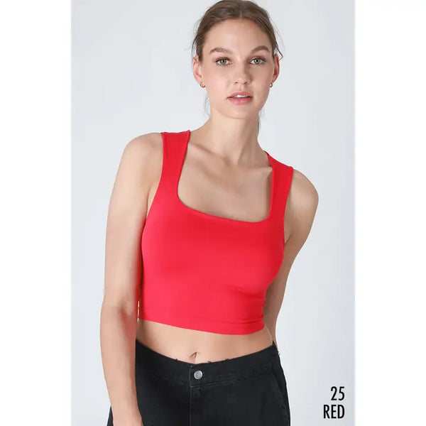 Nikibiki Clean Line Square Crop- Multiple Colors Available