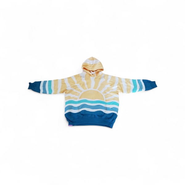 Patchwork Hoodie- Yellow Sun   (Adult + Youth)