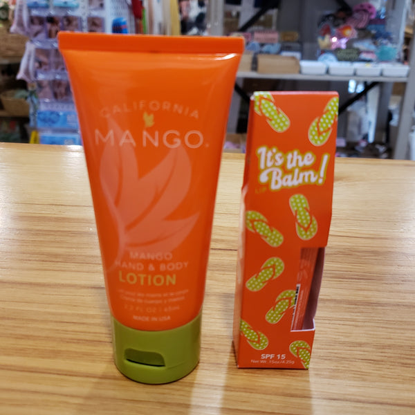 CA Mango Lip Balm + Lotion Gift