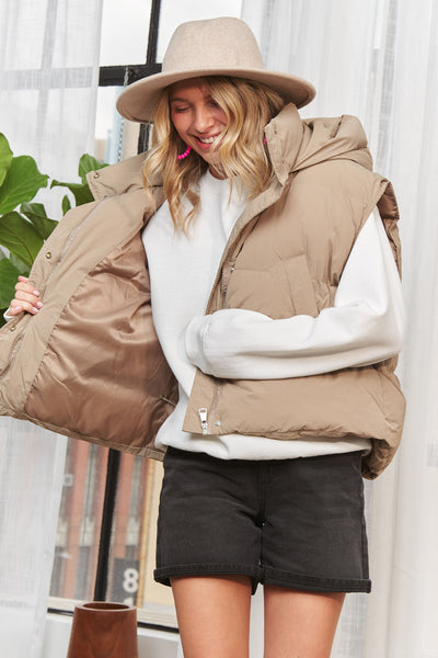 Puffy Vest- Multiple Colors Available