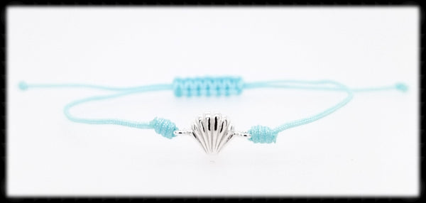 #SGB1- Adjustable Cord Bracelet- Shell