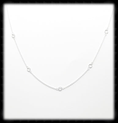 #M026N- Sterling Ring Necklace