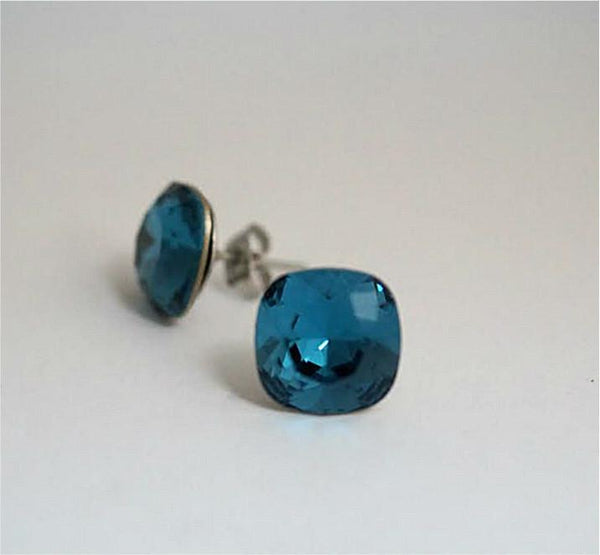 #CS12- Indicolite Crystal Studs