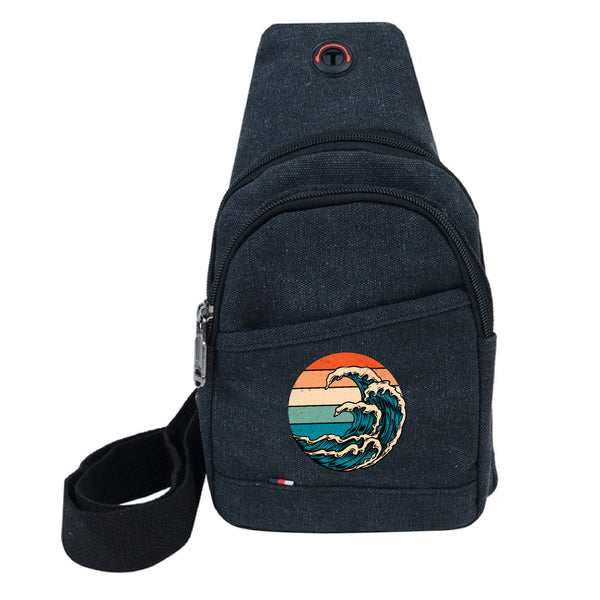 Sling Bag- Great Wave Sunset- Color Options